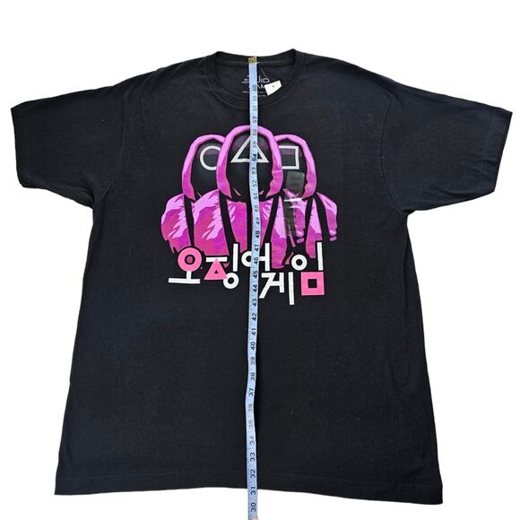 NWT Netflix Squid Games Shirt Men's XL Black Graphic Tshirt Short Sleeves - Picture 7 of 11